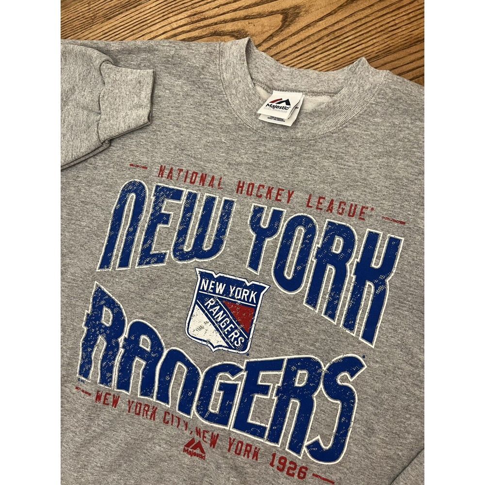 NWOT Majestic Men's 2XL New York Rangers‎ Crewneck Sweatshirt